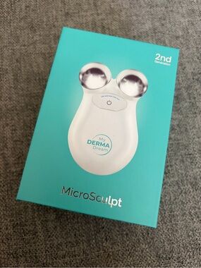 My Derma Dream - MicroSculpt 2nd Generation Facial Toning Device - White, NIB
